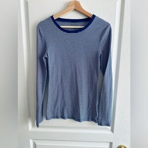 Old Navy Casual Cotton Striped Long Sleeve T-Shirts- Size Medium